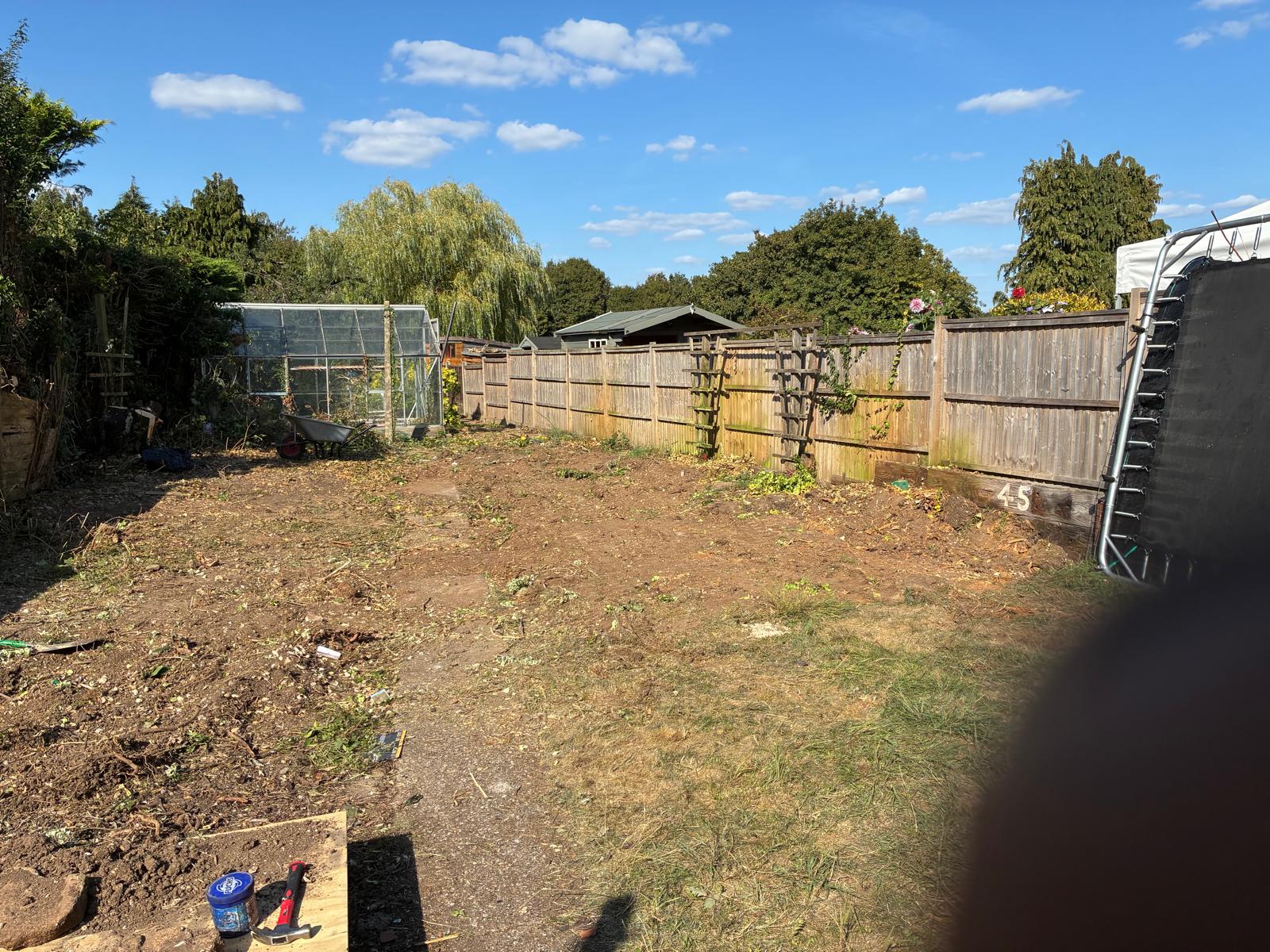 After — garden clearance